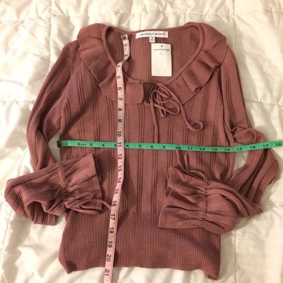 Lavender Cupcakes and Cashmere top - size S (NWT) - Picture 6 of 7